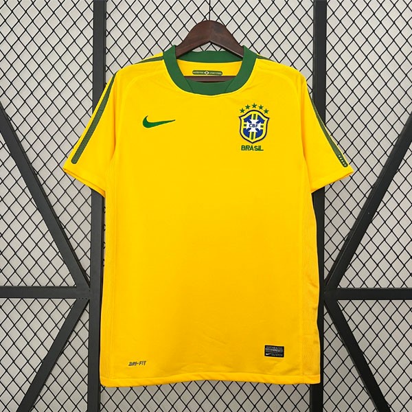 Tailandia Camiseta Brasil Primera Equipación Retro 2010